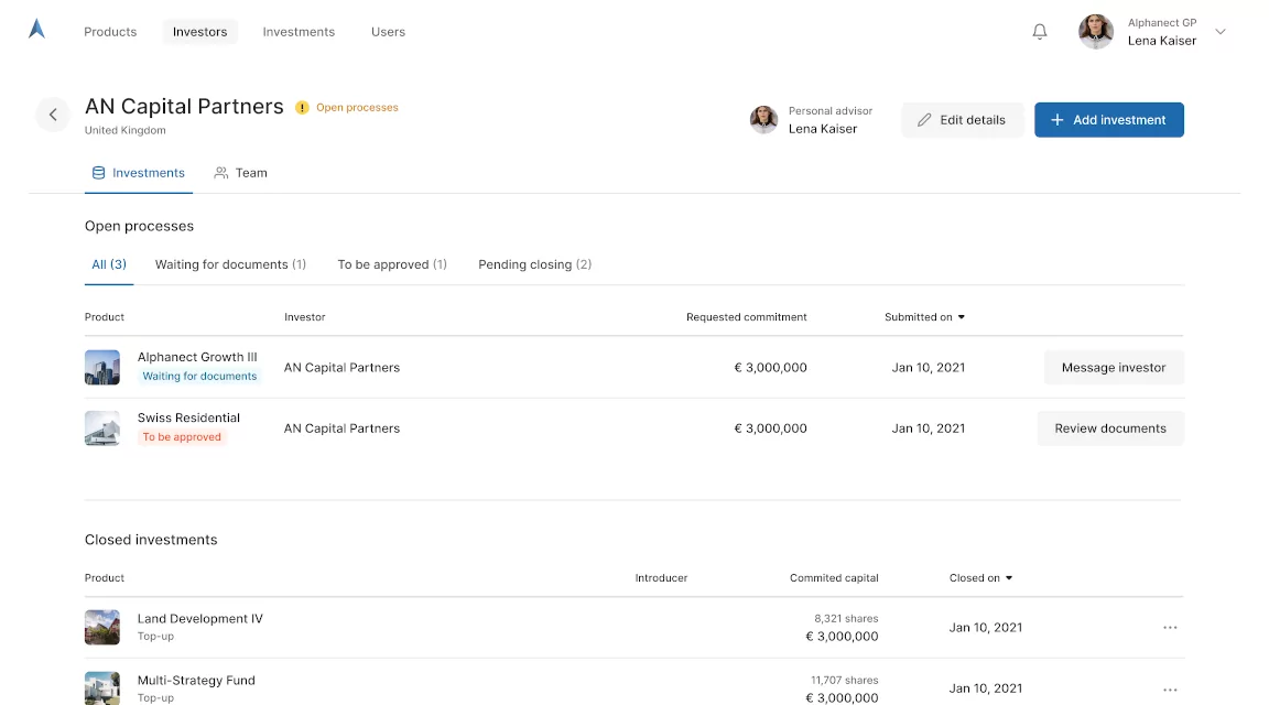 Alphanect Investment Portal - Bild 3